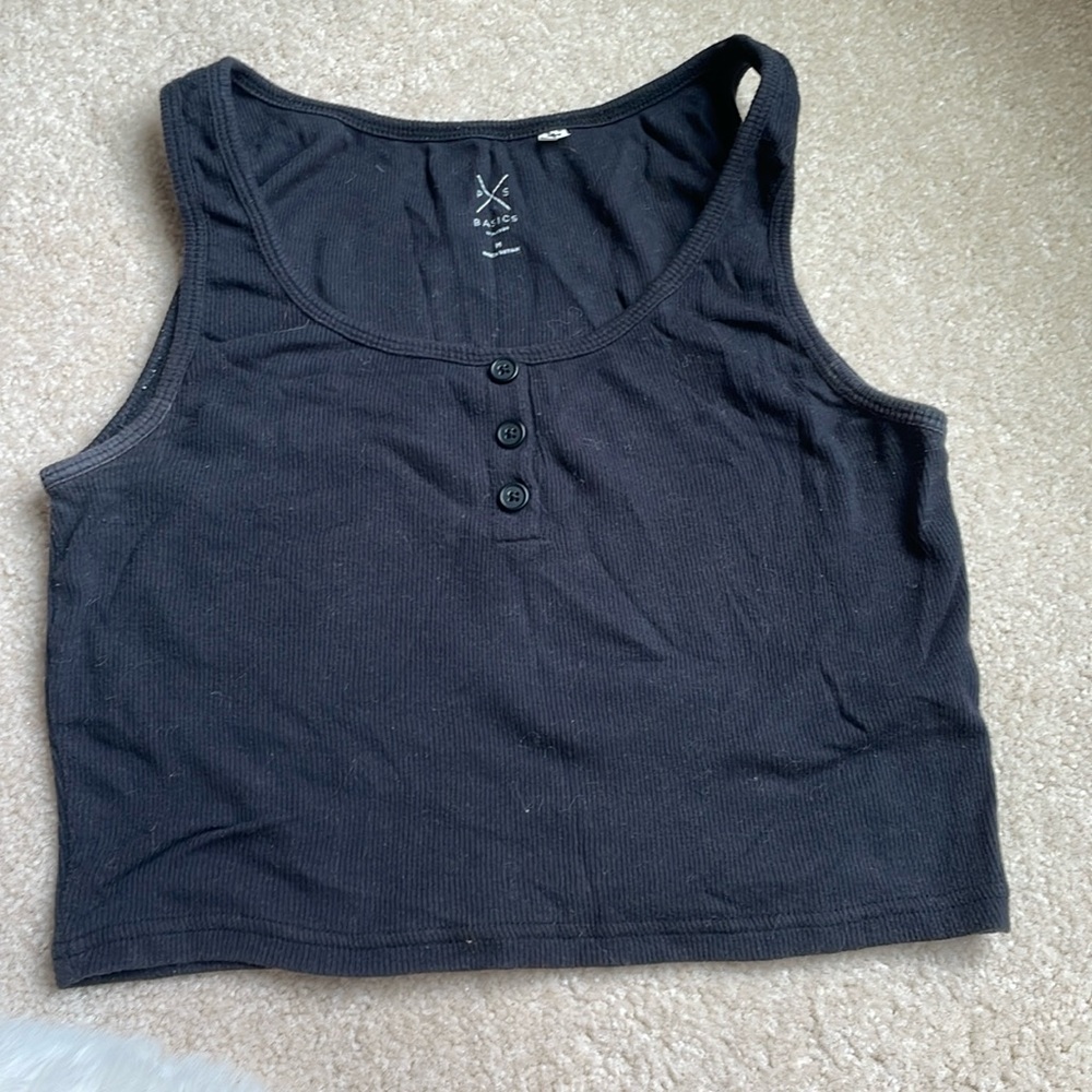 PAC Sun ribbed crop top
